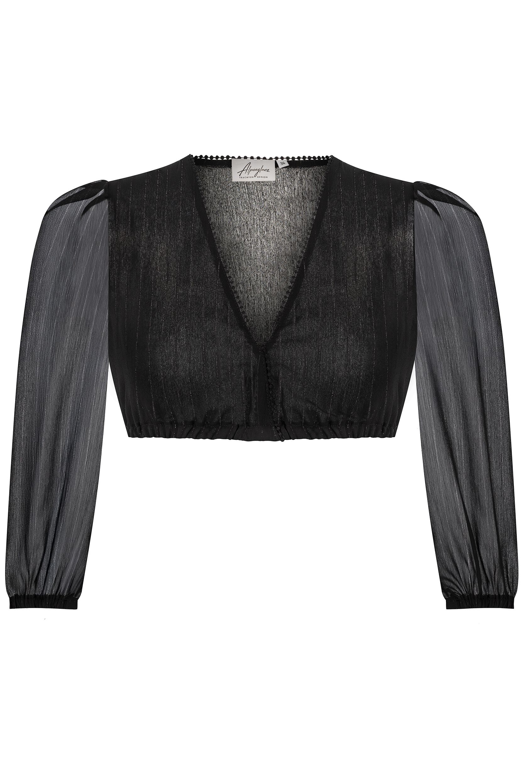 Dirndlbluse MATHILDA ~ schwarz