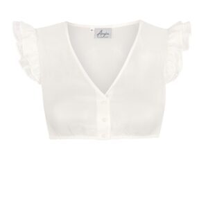 Dirndlbluse LENA ~ creme