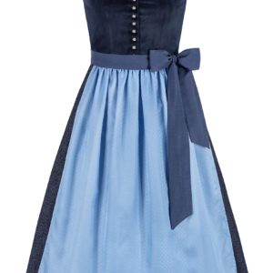 Dirndl CLAUDIA (80 cm) ~ blau