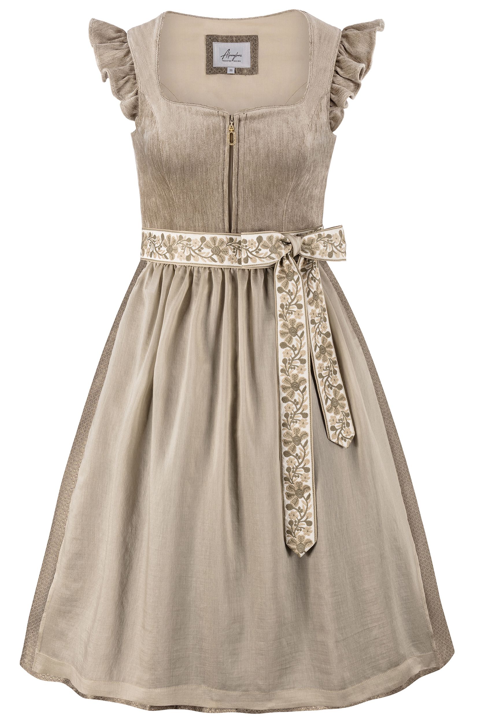 Dirndl SOPHIA (65 cm) ~ taupe