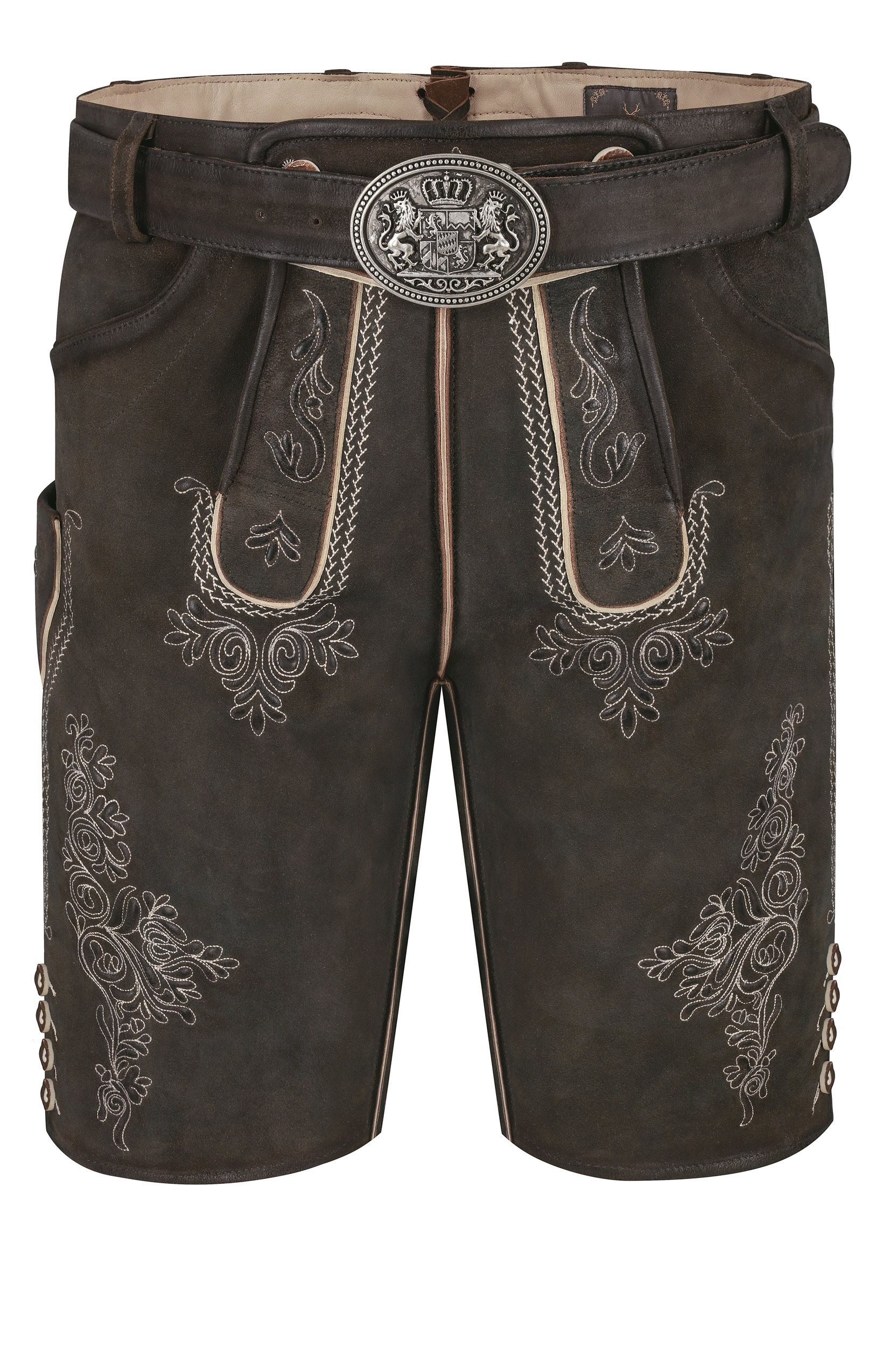 Lederhose DONI ~ graphit