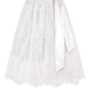 Dirndlschürze LUZIE (70 cm) ~ weiß