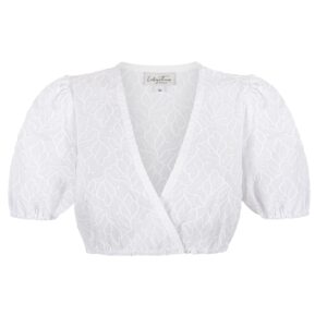 Dirndlbluse OLIVIA ~ weiß