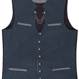 Trachtenweste FLORIAN ~ blau