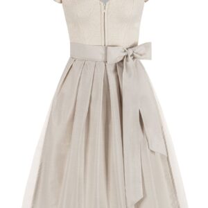 Hochzeitsdirndl ELLOUISE (75 cm) ~ creme