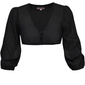 Dirndlbluse NANDLSTADT ~ schwarz