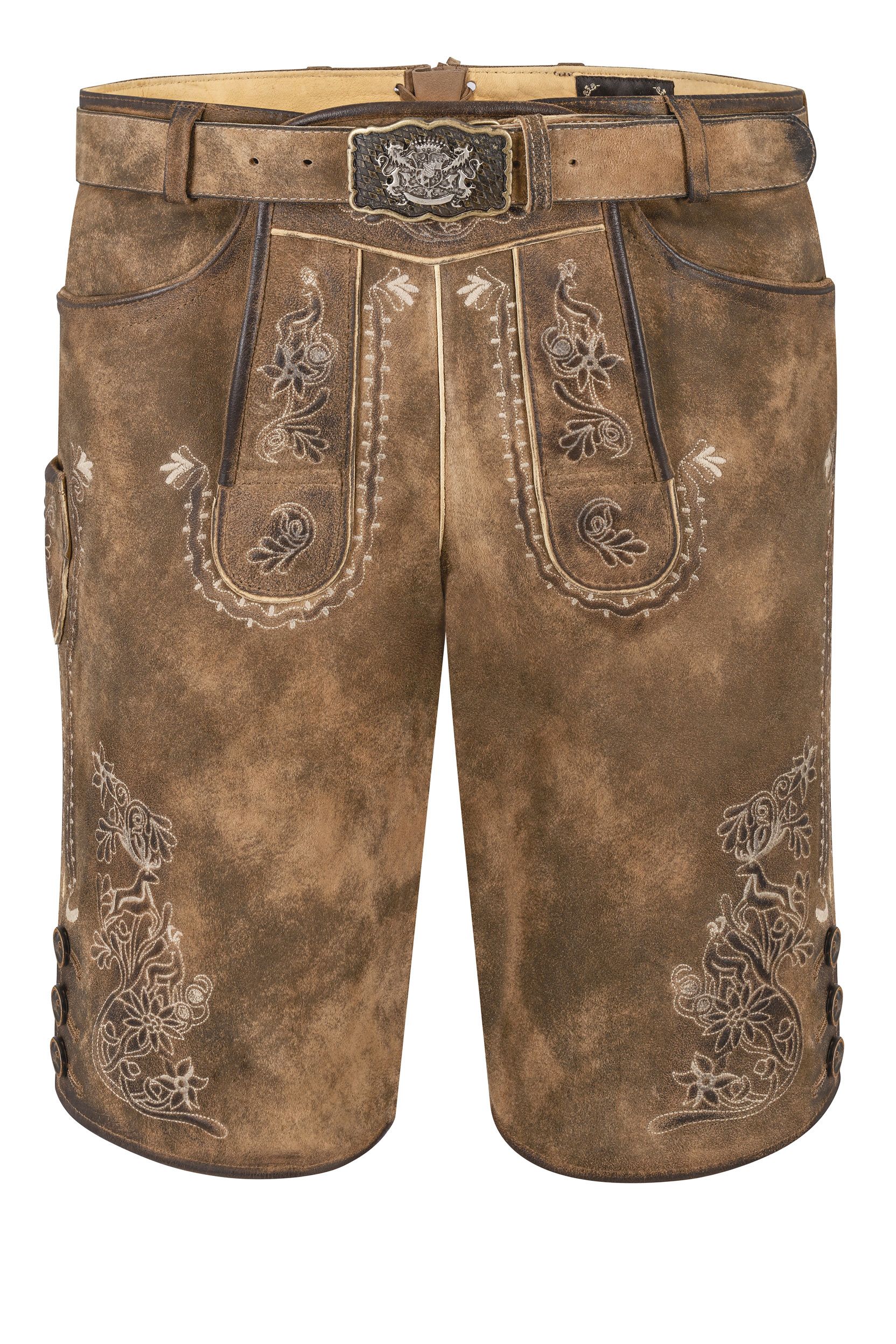 Lederhose LEVIN ~ braun-antik