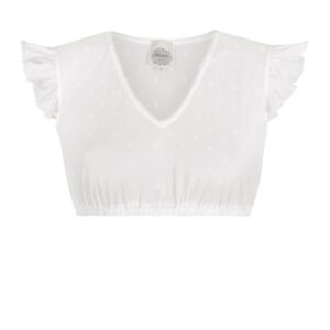 Dirndlbluse VERENA ~ weiß