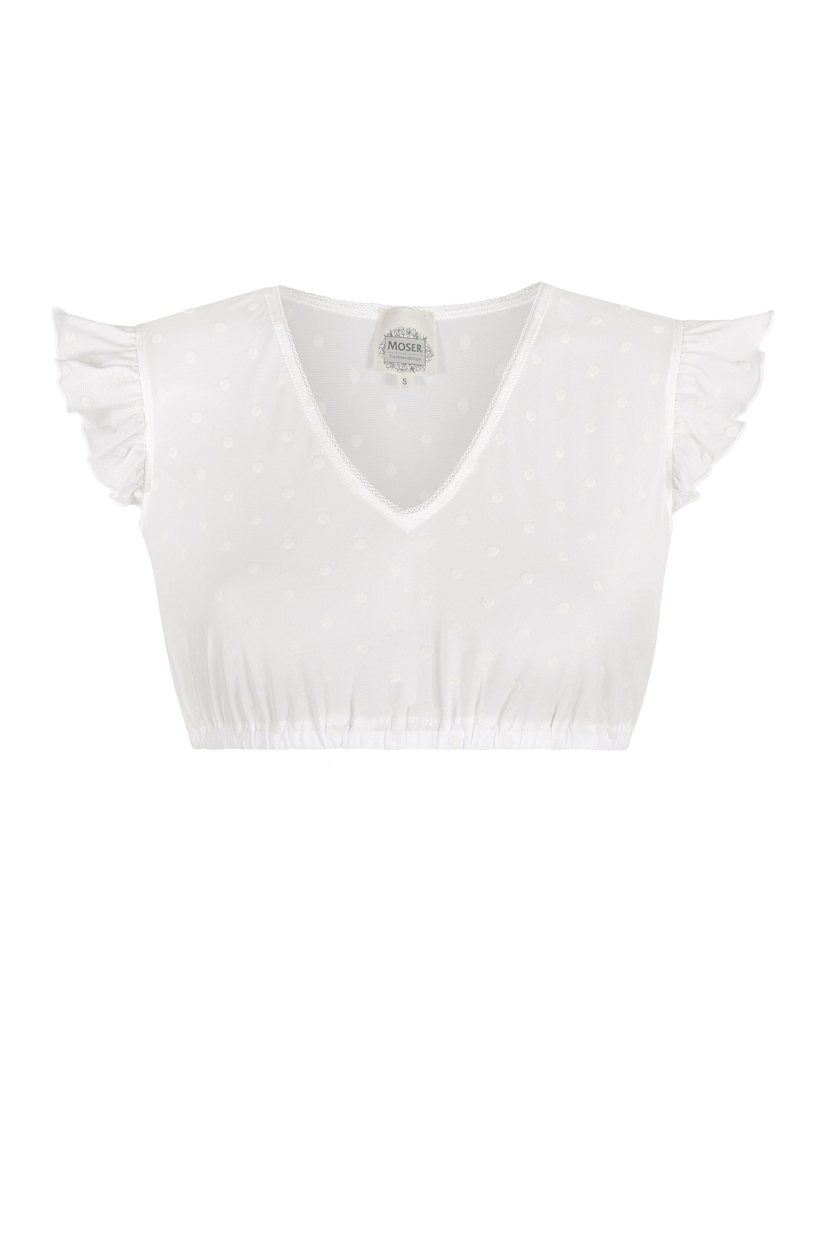 Dirndlbluse VERENA ~ weiß