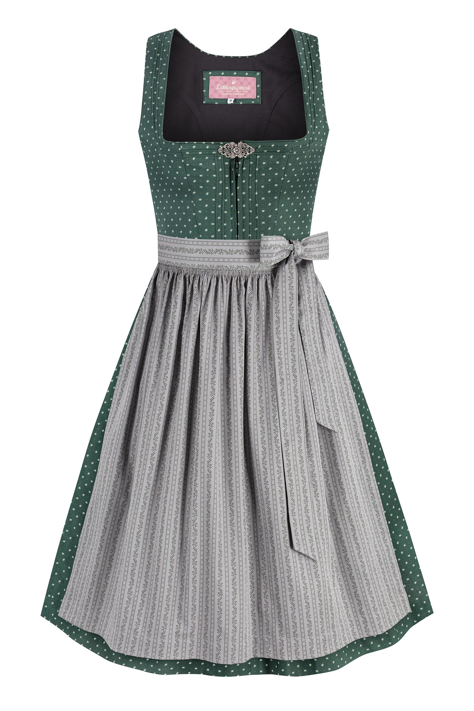 Dirndl ERIKA (65 cm) ~ dunkelgrün