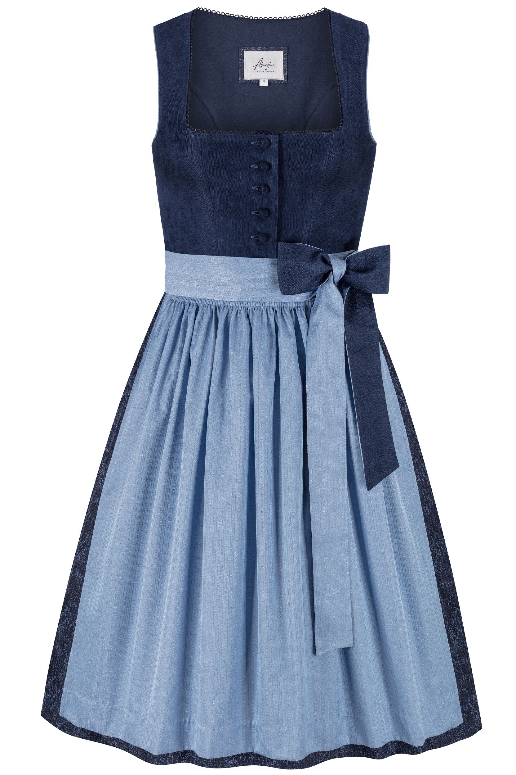 Dirndl ELENA (65 cm) ~ dunkelblau