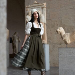 Dirndl CYNA (75 cm) ~ oliv