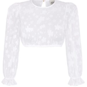 Dirndlbluse KATHY ~ weiß
