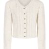 Mädchen Trachten Strickjacke LENORA ~ weiß