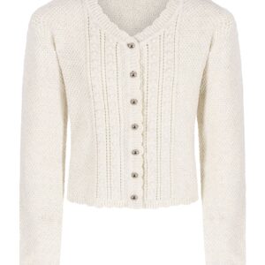 Mädchen Trachten Strickjacke LENORA ~ weiß