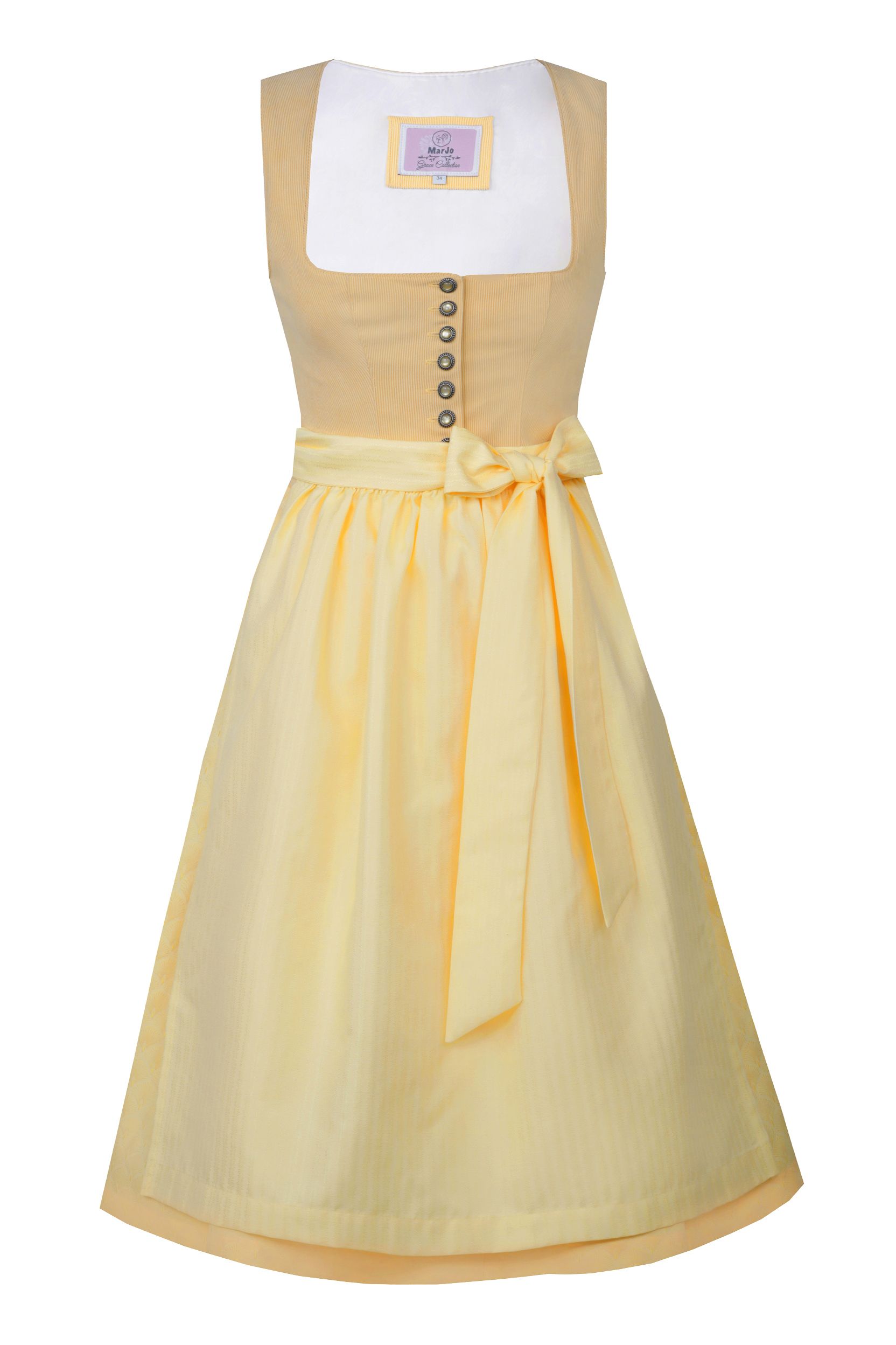 Dirndl OBING (65 cm) ~ gelb