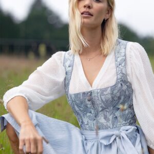 Dirndlbluse ERLABRUNN ~ weiß
