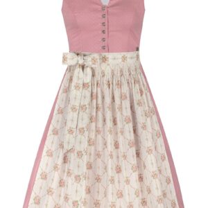 Mini Dirndl 60 cm altrosa creme Minna 010688
