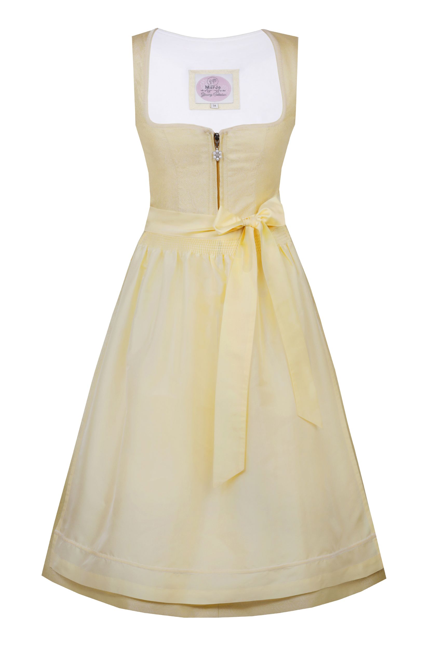 Dirndl HOHENAU (70 cm) zitrone ~ gelb