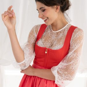 Dirndlbluse MILA ~ weiß