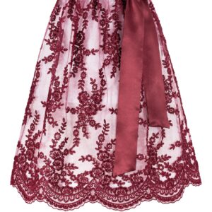 Dirndlschürze LIVIA (65 cm) ~ beere