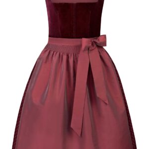 Dirndl Aurora (bordeaux) von Stockerpoint Heimatgwand für Damen, 40% Baumwolle, 60% Polyester
