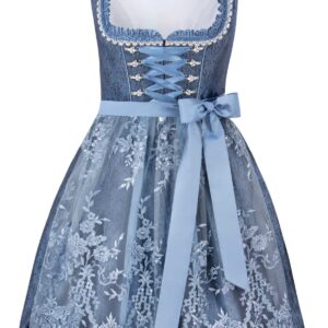 Dirndl Bianca (blau) von Stockerpoint Wiesnwuid für Damen, 100% Polyester