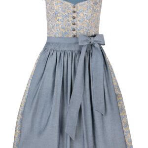 Dirndl Catrina (hellblau) von Stockerpoint Heimatgwand für Damen, 55% Baumwolle, 45% Polyester