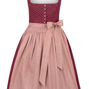 Dirndl Gina (bordeaux) von Stockerpoint Heimatgwand für Damen, 100% Baumwolle