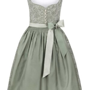 Dirndl Leonie (grün) von Stockerpoint Heimatgwand für Damen, 100% Baumwolle