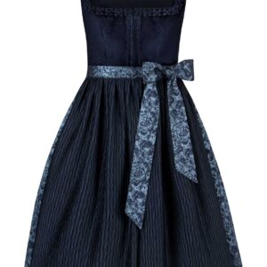 Dirndl Maxime (dunkelblau) von Stockerpoint Heimatgwand für Damen, 75% Polyester, 25% Baumwolle