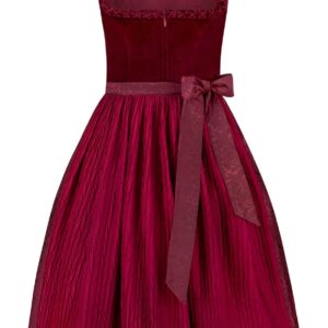 Dirndl Maxime (rot) von Stockerpoint Heimatgwand für Damen, 75% Polyester, 25% Baumwolle