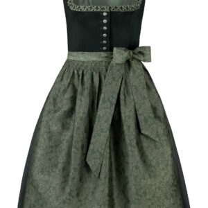 Dirndl Nicole (tanne) von Stockerpoint Heimatgwand für Damen, Mieder: 100% Baumwolle, Rock: 50% Baumwolle, 50% Polyester