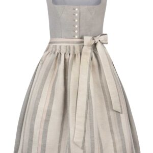Dirndl Valeria (grau) von Stockerpoint Bergfeuer Couture für Damen, 25% Wolle, 25% Lyocell, 25% Polyester, 15% Draht, 10% Leinen