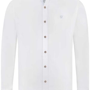 Trachtenhemd Achim (weiss-hellblau) von Stockerpoint Classics für Herren, Oberteile, 100% Baumwolle