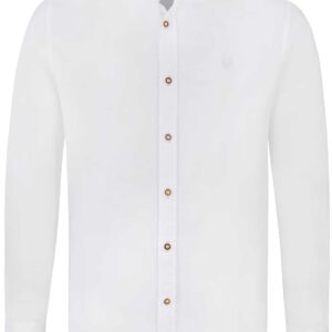 Trachtenhemd Achim (weiss-hellgrau) von Stockerpoint Classics für Herren, Oberteile, 100% Baumwolle