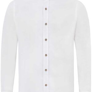 Trachtenhemd Alamo (weiss-blau) von Stockerpoint Classics für Herren, Oberteile, 100% Baumwolle