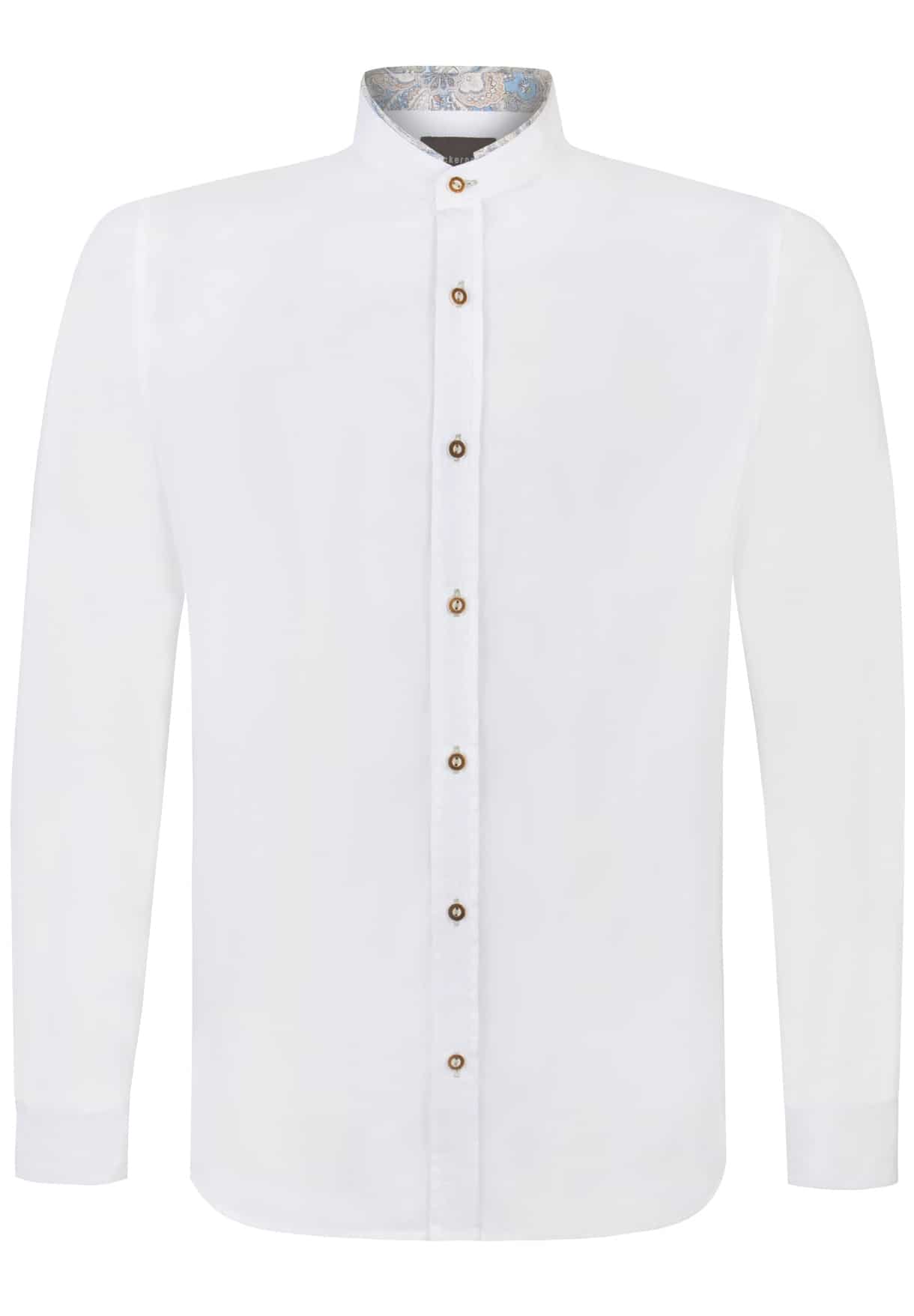 Trachtenhemd Camillo (weiss-salbei) von Stockerpoint Classics für Herren, Oberteile, 100% Baumwolle