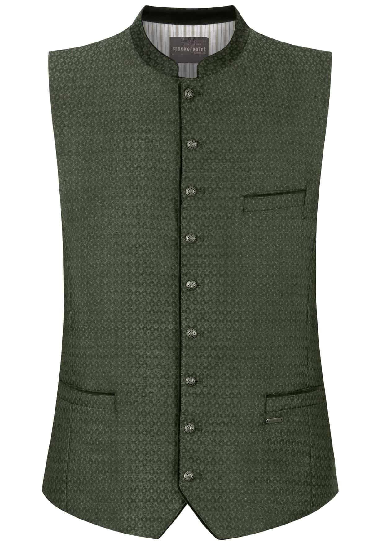 Trachtenweste Donato (grün) von Stockerpoint Classics für Herren, Oberteile, 100% Polyester