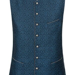 Trachtenweste Marino (blau) von Stockerpoint Classics für Herren, Oberteile, 75% Polyamid, 15% Viskose, 10% Wolle