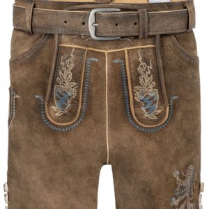 Kinderlederhose HANSI ~ braun