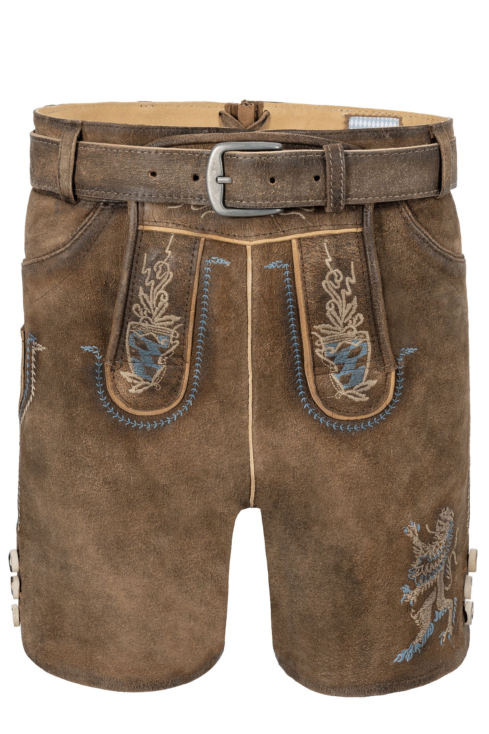 Kinderlederhose HANSI ~ braun