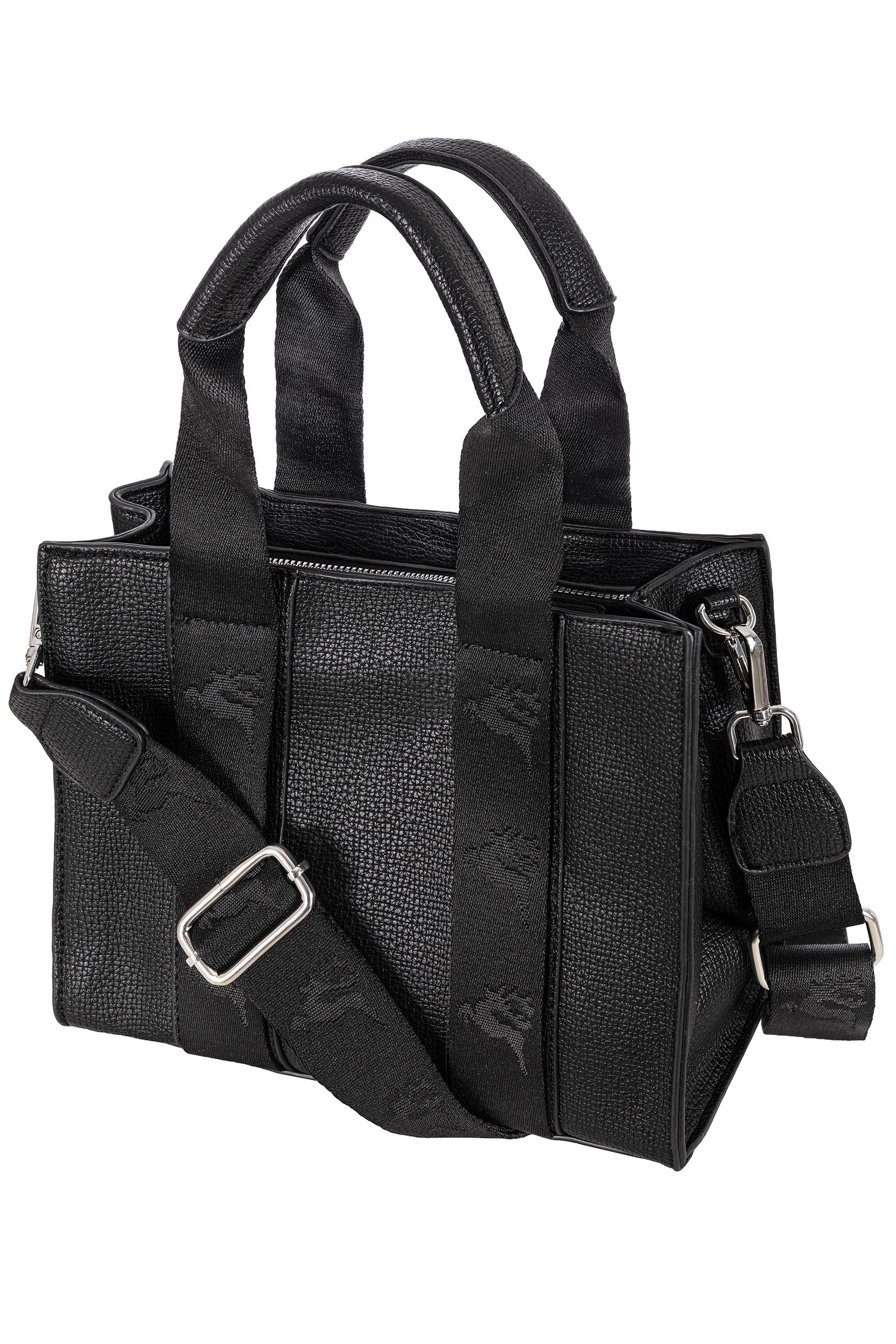Trachtentasche mit Hirschdetails ~ schwarz