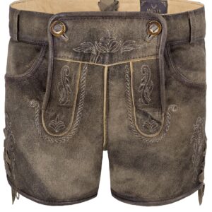 Lederhose ANDREA ~ graubraun