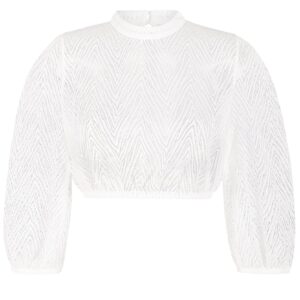 Dirndlbluse SANDRA ~ weiß