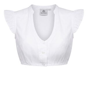 Dirndlbluse LEA ~ weiß