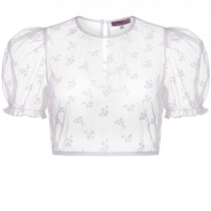Dirndlbluse KOHLWIES ~ weiß