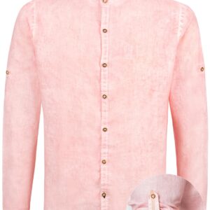 Trachtenhemd Sergio (rosa) von Stockerpoint Bergfeuer für Herren, Oberteile, 100% Leinen