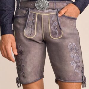 Lederhose Mirko mit Gürtel